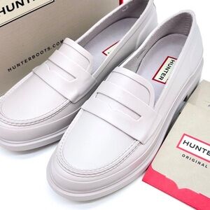NWOT • Hunter • Penny Loafer Rain Shoes •